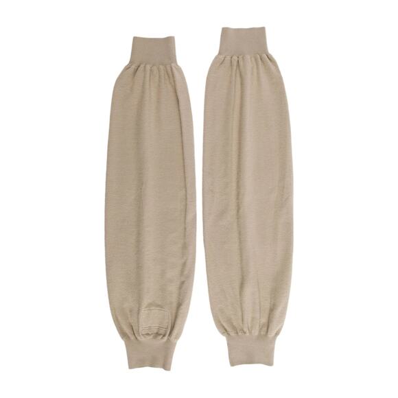 Frenckenberger 100% Cashmere Leg Warmers Chalk One Size NWOT $485 Retail - Picture 2 of 9